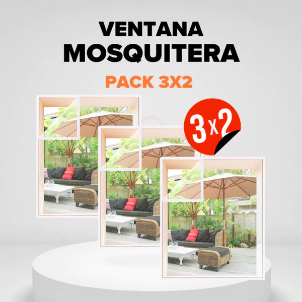 Ventana Mosquitera® - PACK 3X2