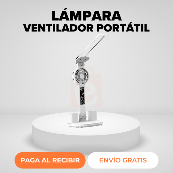 Lámpara Ventilador Portátil®