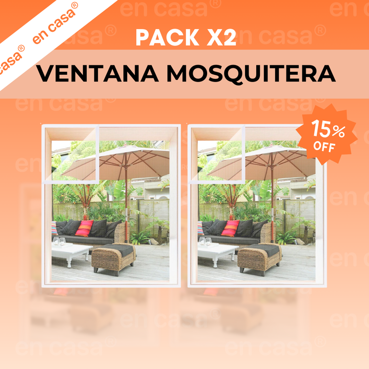 Ventana Mosquitera® - PACK X2