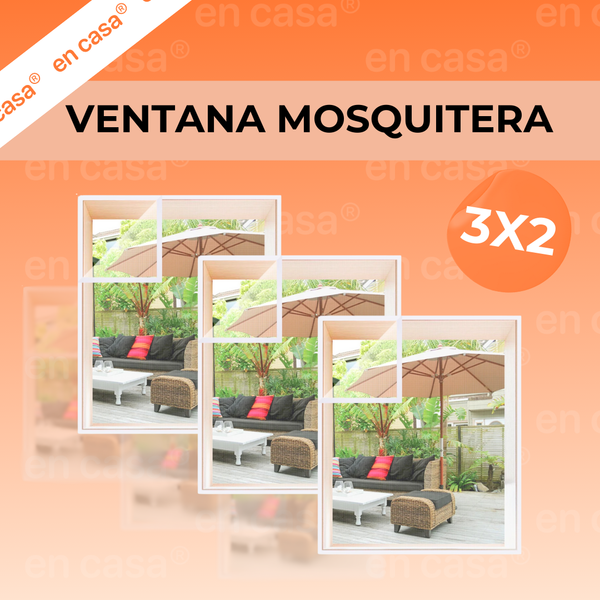 Ventana Mosquitera® - PACK 3X2